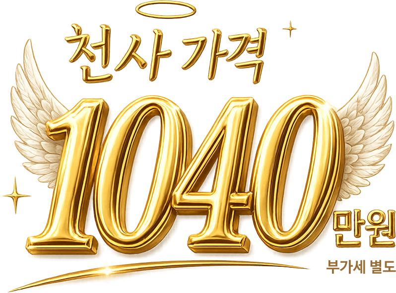 천사 가격 1,040만원, 부가세 별도